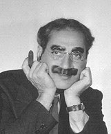 Groucho Marx in classic cigar pose